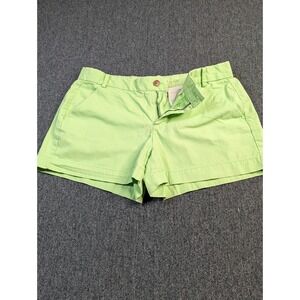 Gap Sunkissed Shorts Womens 10 Lime Green Khakis Chino Cotton Twill Mid Rise 3"